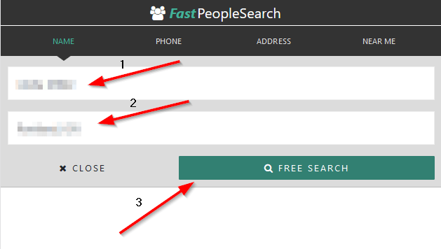 Step 5 Fast People Search Removal