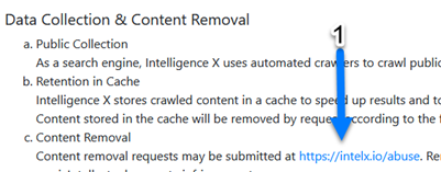 Step 3 IntelligenceX Removal