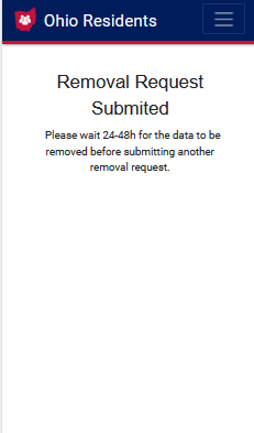 Step 6 OhioResidentDatabase Removal