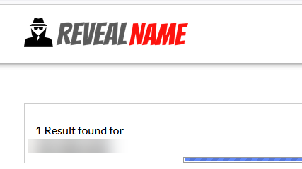 Step 4 RevealName Removal