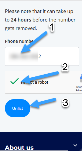 Step 4 TrueCaller Removal