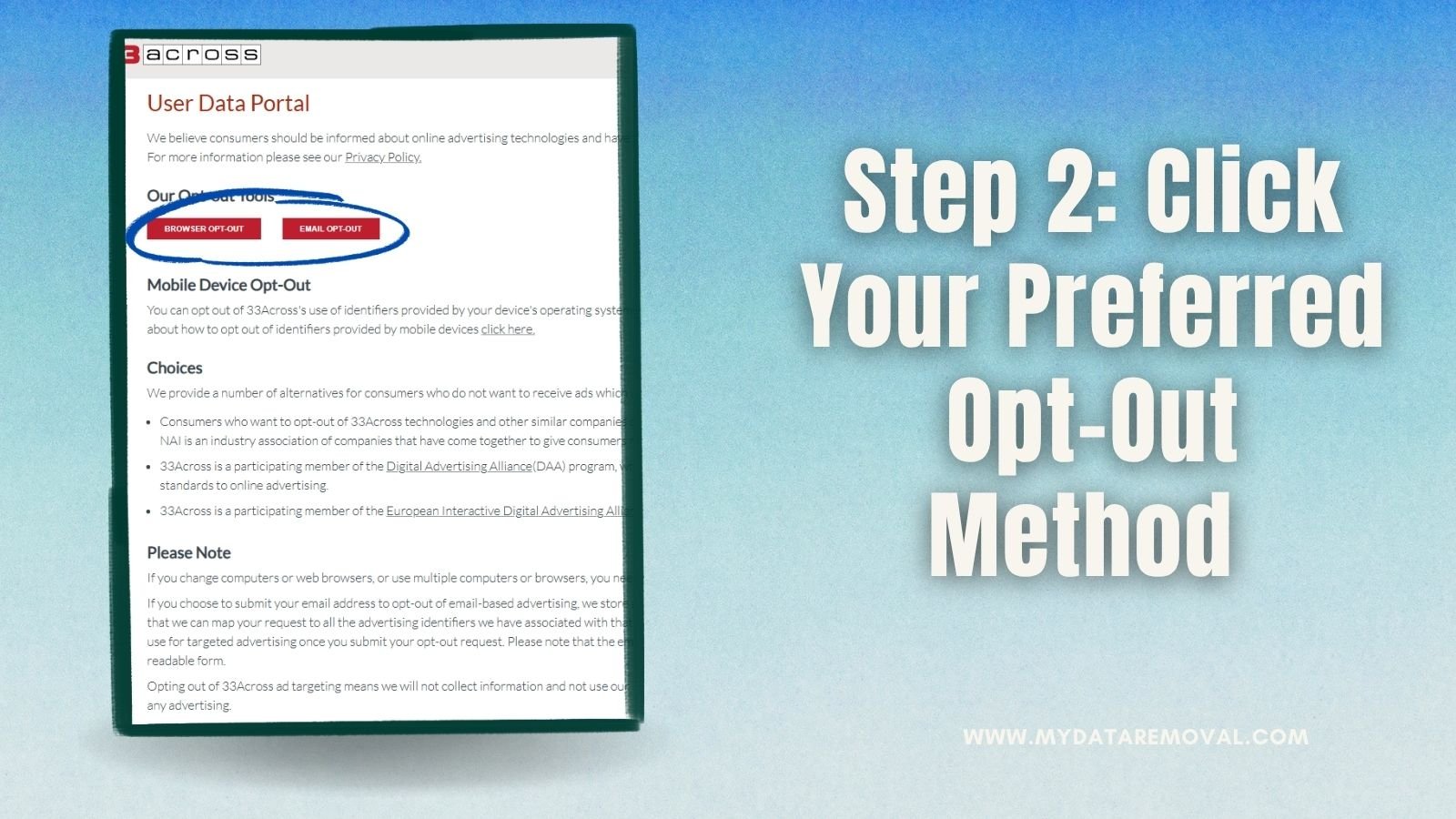 Step 2_ Click Your Preferred Opt-Out Method