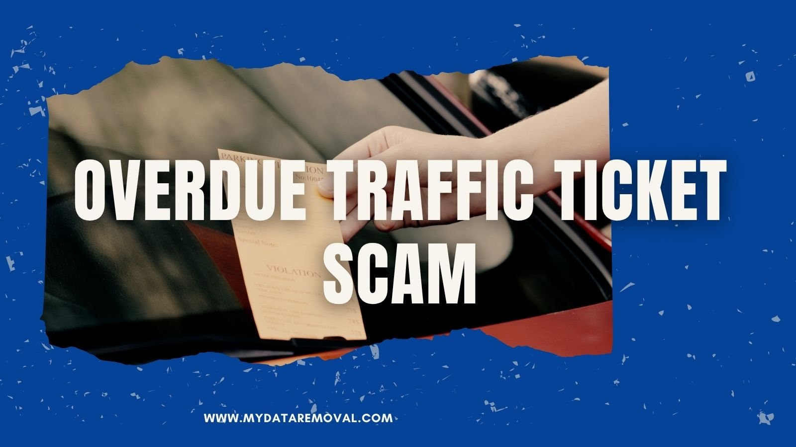 overdue traffic ticket scam