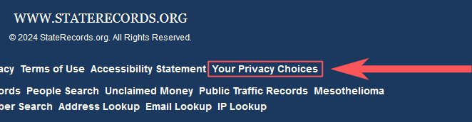 How To Opt Out Of StateRecords How To Opt Out Of StateRecords